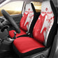 Custom Tunisia Football Car Seat Cover Go Champions