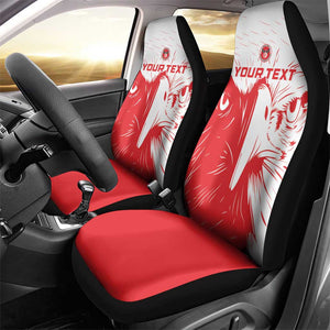 Custom Tunisia Football Car Seat Cover Go Champions