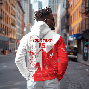 Custom Tunisia Football Hoodie Go Champions