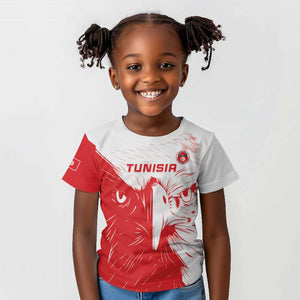 Custom Tunisia Football Kid T shirt Go Champions