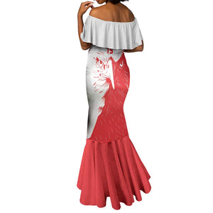 Custom Tunisia Football Mermaid Dress Go Champions