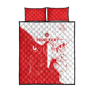 Custom Tunisia Football Quilt Bed Set Go Champions