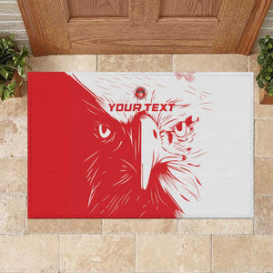 Custom Tunisia Football Rubber Doormat Go Champions