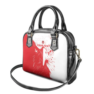 Custom Tunisia Football Shoulder Handbag Go Champions