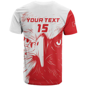 Custom Tunisia Football T shirt Go Champions