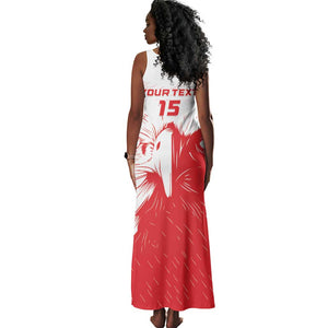 Custom Tunisia Football Tank Maxi Dress Go Champions