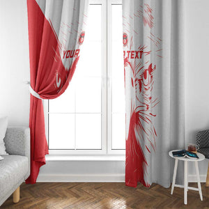 Custom Tunisia Football Window Curtain Go Champions