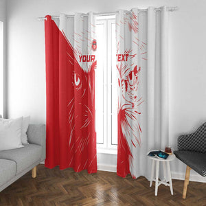 Custom Tunisia Football Window Curtain Go Champions