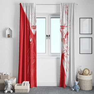 Custom Tunisia Football Window Curtain Go Champions