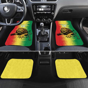 Custom Afro Senegal Football Car Mats Lions of Teranga - Flag Style