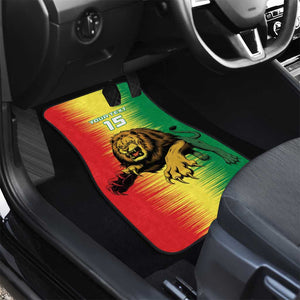 Custom Afro Senegal Football Car Mats Lions of Teranga - Flag Style