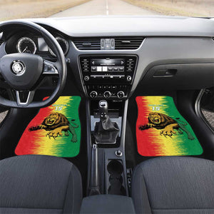 Custom Afro Senegal Football Car Mats Lions of Teranga - Flag Style