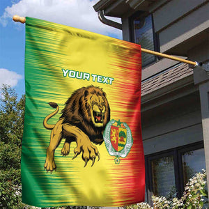 Custom Afro Senegal Football Garden Flag Lions of Teranga - Flag Style