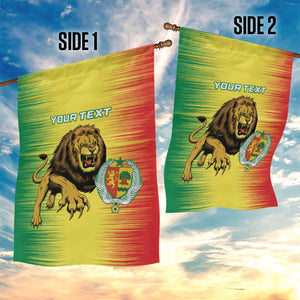 Custom Afro Senegal Football Garden Flag Lions of Teranga - Flag Style