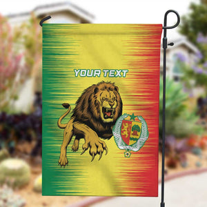 Custom Afro Senegal Football Garden Flag Lions of Teranga - Flag Style