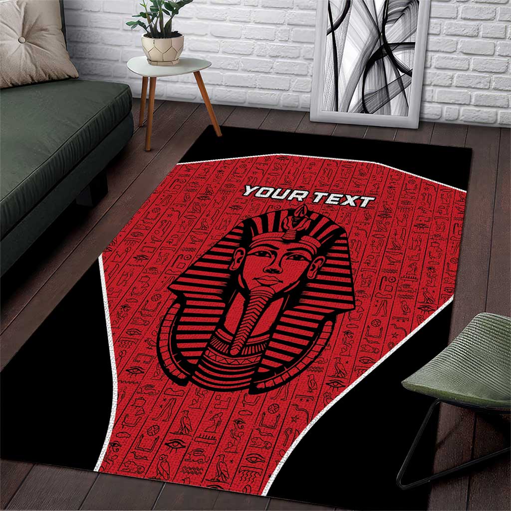 Egypt Football Custom Area Rug Ancient Egypt Style