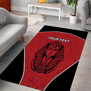 Egypt Football Custom Area Rug Ancient Egypt Style