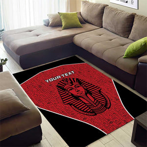 Egypt Football Custom Area Rug Ancient Egypt Style