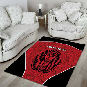 Egypt Football Custom Area Rug Ancient Egypt Style