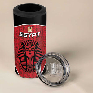 Egypt Football Custom 4 in 1 Can Cooler Tumbler Ancient Egypt Style