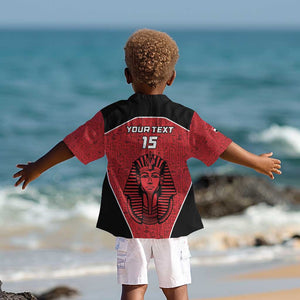 Egypt Football Custom Kid Hawaiian Shirt Ancient Egypt Style