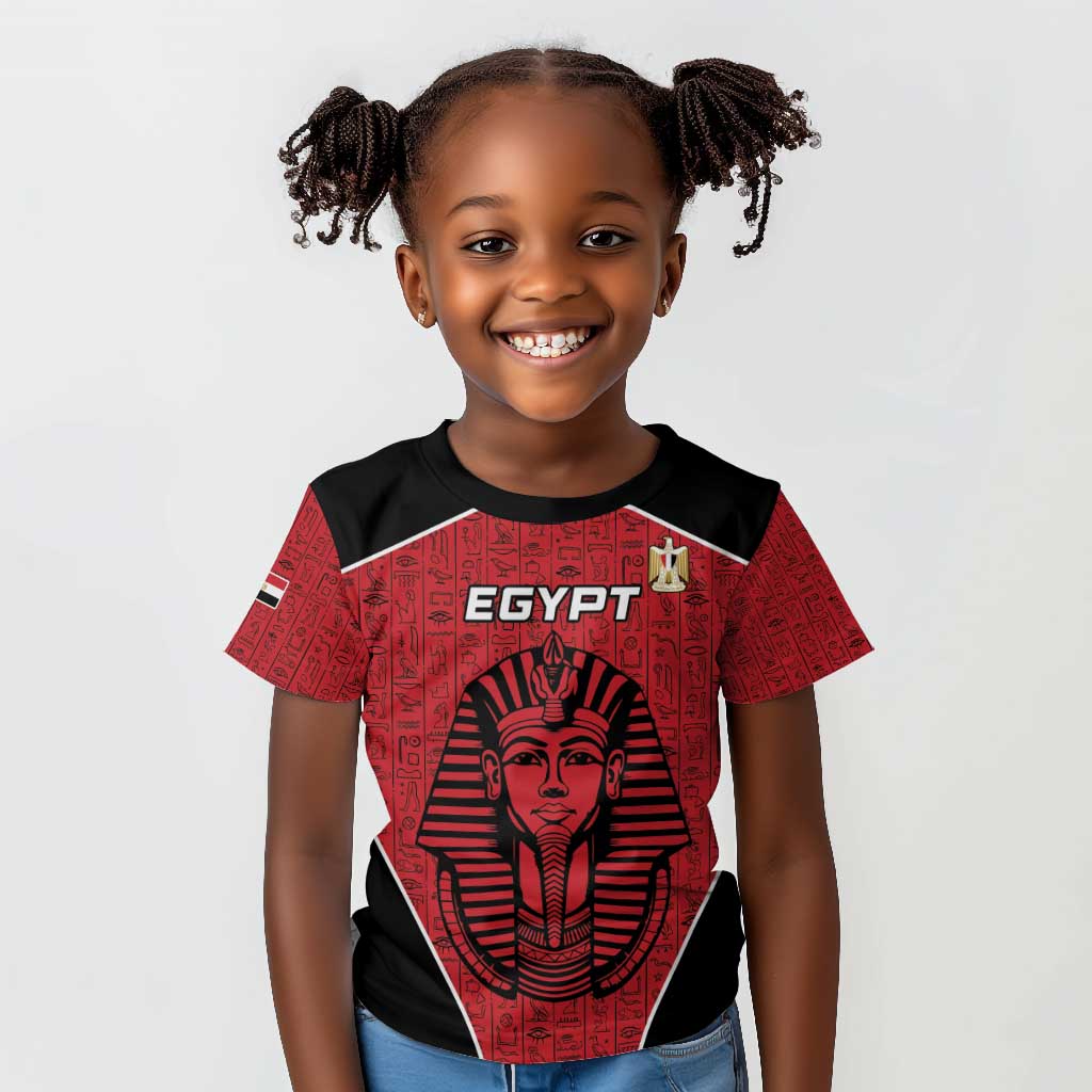 Egypt Football Custom Kid T shirt Ancient Egypt Style