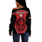 Egypt Football Custom Off Shoulder Sweater Ancient Egypt Style
