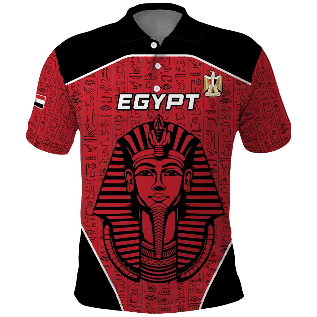 Egypt Football Custom Polo Shirt Ancient Egypt Style