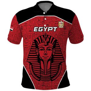 Egypt Football Custom Polo Shirt Ancient Egypt Style