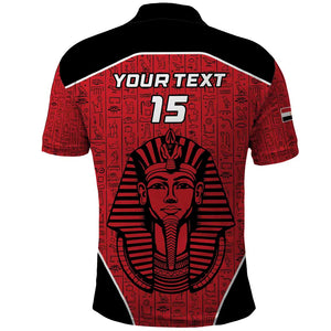 Egypt Football Custom Polo Shirt Ancient Egypt Style