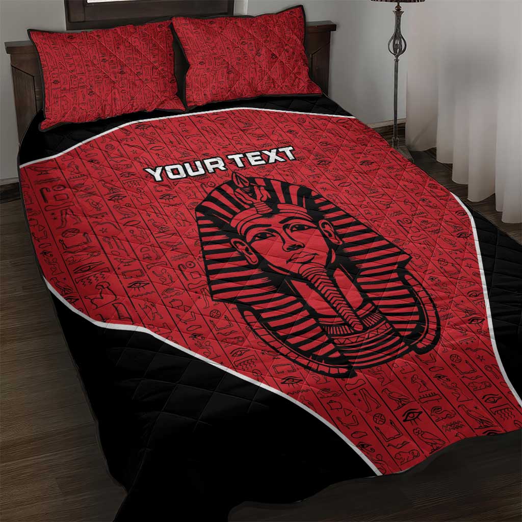 Egypt Football Custom Quilt Bed Set Ancient Egypt Style