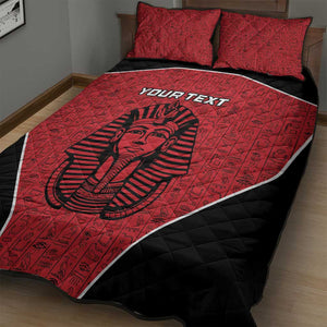 Egypt Football Custom Quilt Bed Set Ancient Egypt Style