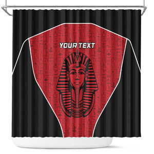 Egypt Football Custom Shower Curtain Ancient Egypt Style