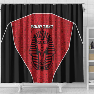 Egypt Football Custom Shower Curtain Ancient Egypt Style