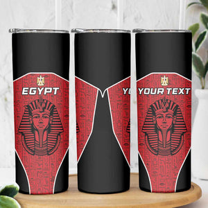 Egypt Football Custom Skinny Tumbler Ancient Egypt Style