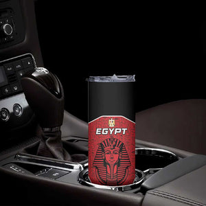 Egypt Football Custom Skinny Tumbler Ancient Egypt Style