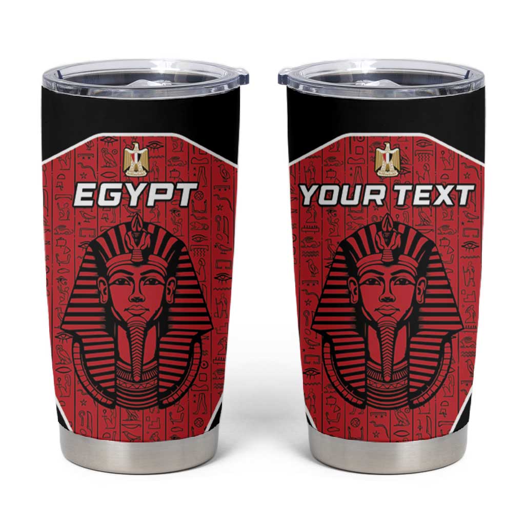 Egypt Football Custom Tumbler Cup Ancient Egypt Style