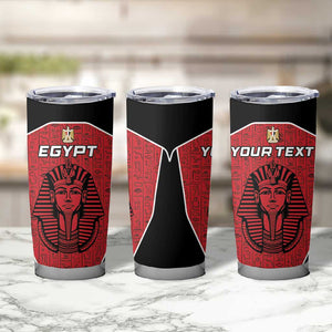 Egypt Football Custom Tumbler Cup Ancient Egypt Style