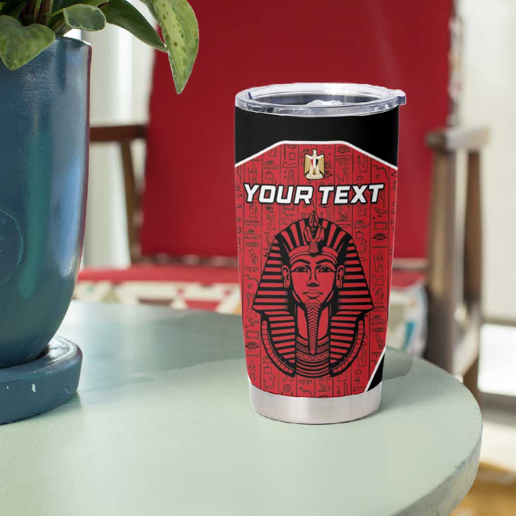 Egypt Football Custom Tumbler Cup Ancient Egypt Style
