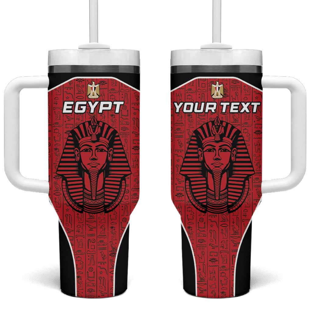 Egypt Football Custom Tumbler With Handle Ancient Egypt Style