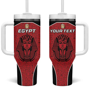 Egypt Football Custom Tumbler With Handle Ancient Egypt Style