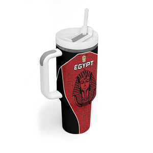 Egypt Football Custom Tumbler With Handle Ancient Egypt Style