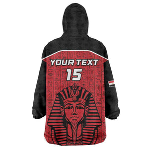 Egypt Football Custom Wearable Blanket Hoodie Ancient Egypt Style