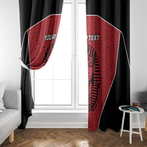 Egypt Football Custom Window Curtain Ancient Egypt Style