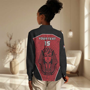 Egypt Football Custom Women Casual Shirt Ancient Egypt Style