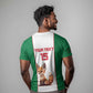 Custom Algeria Football T shirt Fennec Foxes With Islamic Pattern