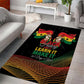 Ghana Black History Month Area Rug Live It Learn It Make It - African Pride