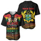 Personalized Ghana Black History Month Baseball Jersey Live It Learn It Make It - African Pride
