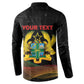 Personalized Ghana Black History Month Button Sweatshirt Live It Learn It Make It