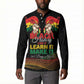 Personalized Ghana Black History Month Button Sweatshirt Live It Learn It Make It